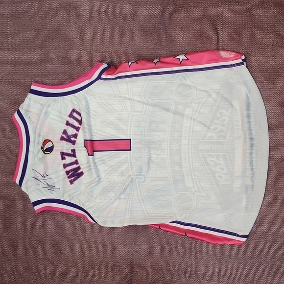 Harlem Wizards - Whiz Kid #1 - Signed Jersey - Size Kids Youth Medium - Picture 5 of 9